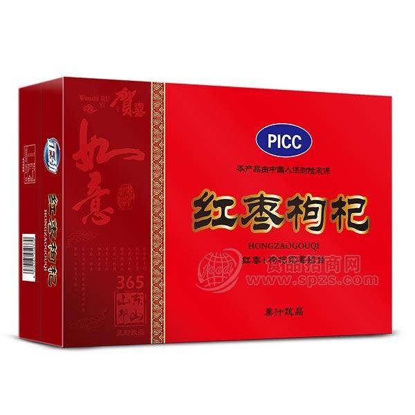 正劲红枣枸杞 果汁饮料礼盒装