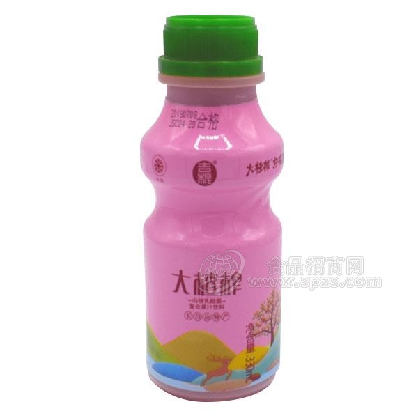 吉粮 大楂榨山楂乳酸菌 复合果汁饮料 330ml